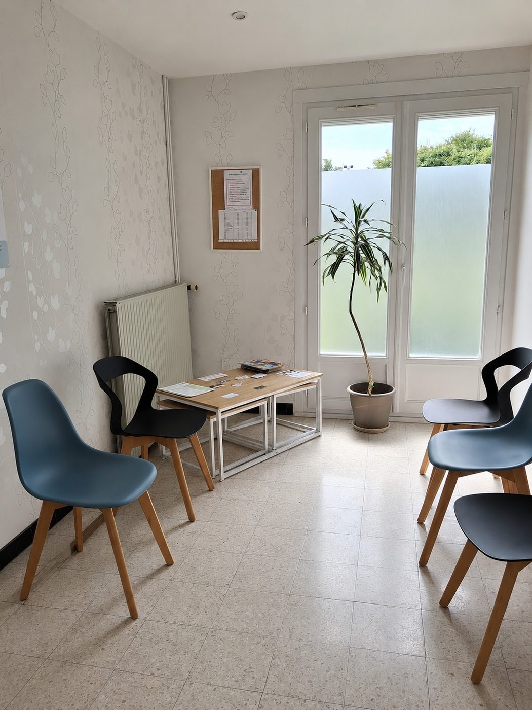 Salle d'attente du cabinet